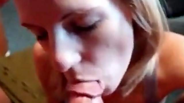 POV blowjob and ball sucking in close up