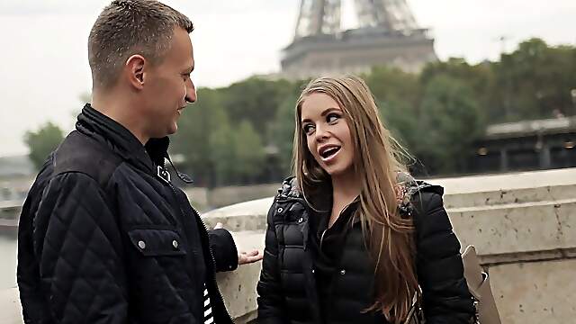 Spicy young babe spreads legs for more dick as the man starts heating up