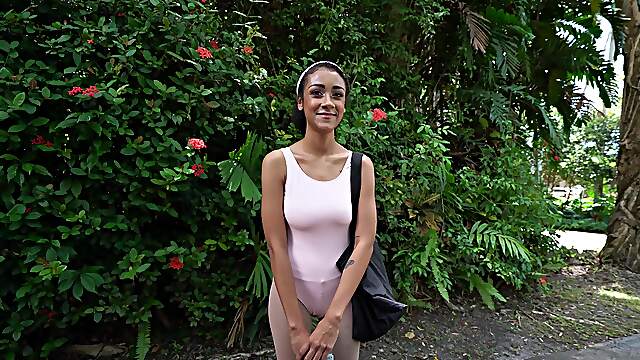 Naughty bang bus sex surprise with a busty amateur on fire