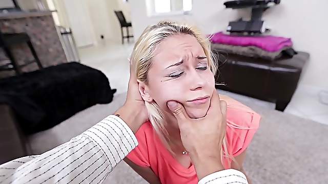 Teen works step dad's huge dick in insane manners