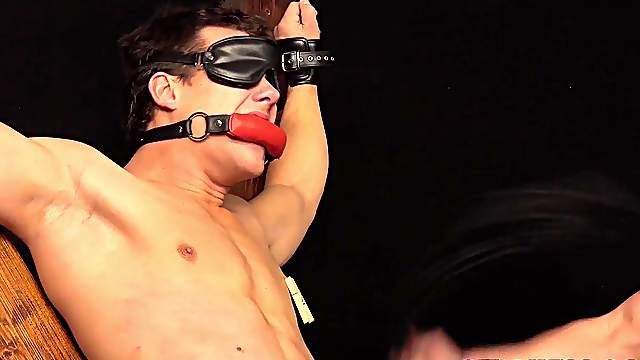 Gay lovers share a brutal anal play together