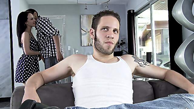 Appealing brunette craves cuckold perversions more than anything