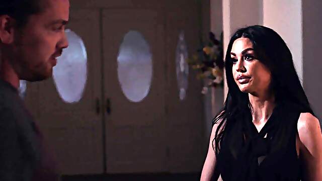 Jamie Michelle gets her big boobs covered with sperm after a hot session