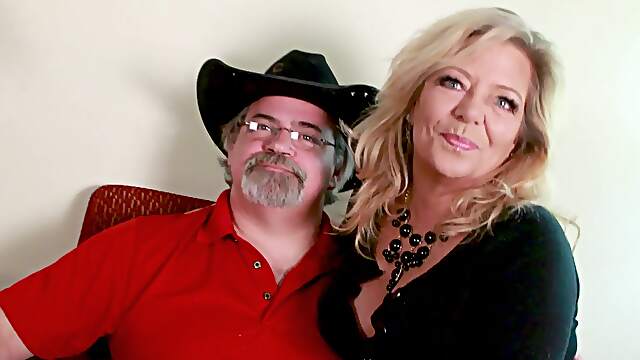 Karen Summer rides big tits John Smith’s cock
