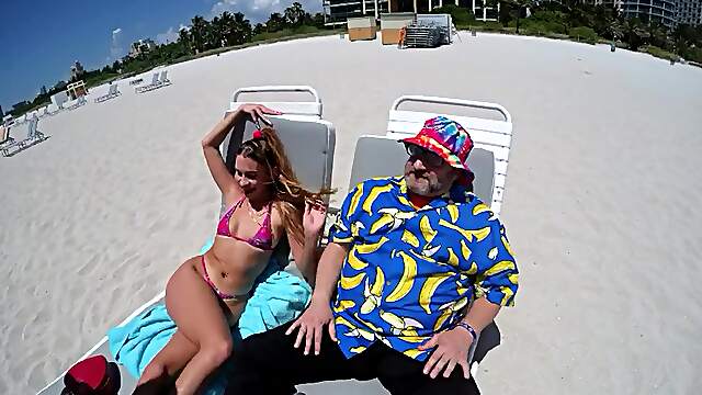 Redhead Khloe Kapri rides peaches and cock intensely