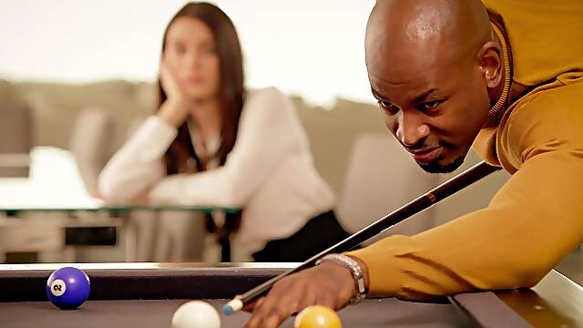 The girl is head over heels for her lover, craving intense passion.