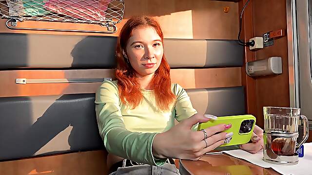 Redhead teen Mia Murkovski gets her asshole gapped by horny boyfriend