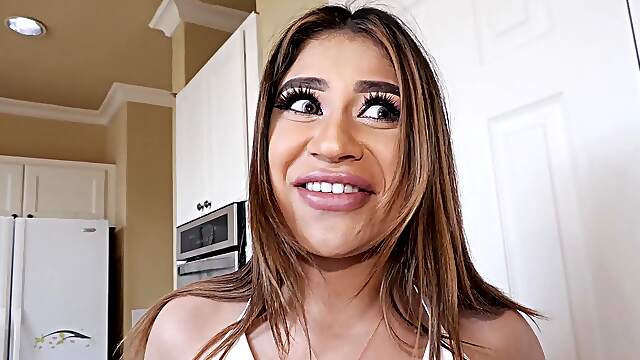 Mila's massive derriere gets slobbered on before raw pounding in various positions