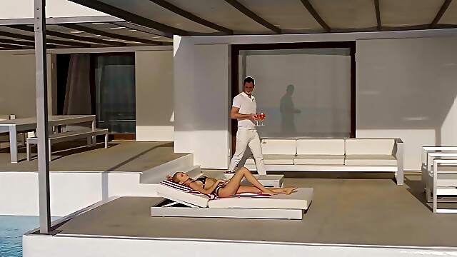 Sultry Nancy and horny Martin get wild in the sunshine