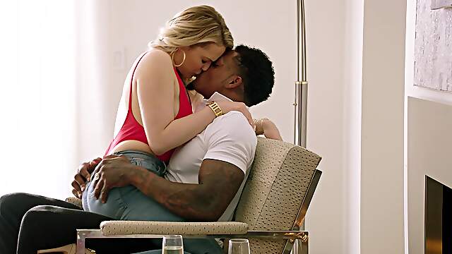 Mia Malkova gets a colossal BBC in her slutty lace undies