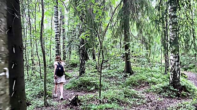 Dirty dude devours lolli in wild outdoors