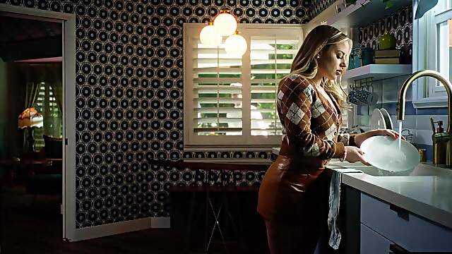 Anna Claire Clouds seduces Oliver in red lace