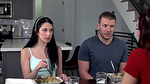Curvy Codey & voluptuous Alex go wild in a steamy threesome