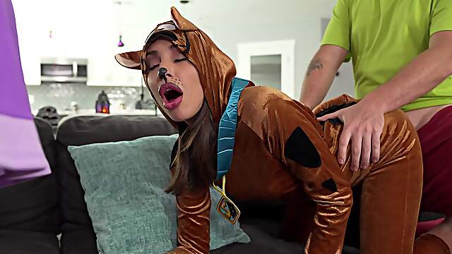 Kyle Mason & Hime Marie seduce Mike Mancini and Aiden Ashley in a steamy blowjob session