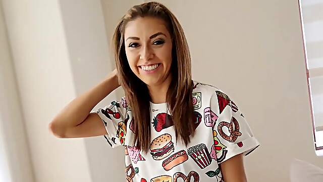 Teen babe Kara Faux gets naughty with Tony Profane