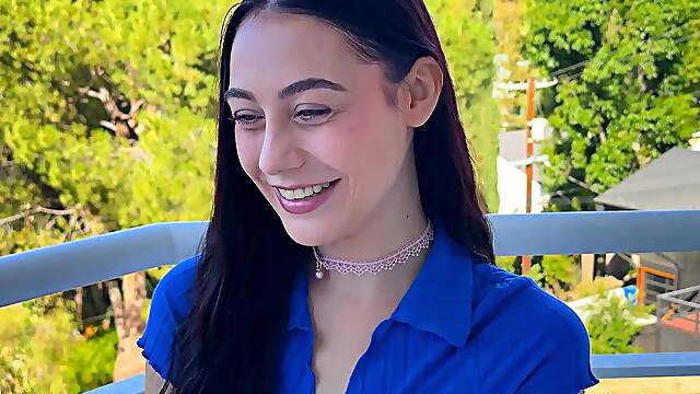 Skinny Brunettes: Alex & Dolly Get Doggied in Reality