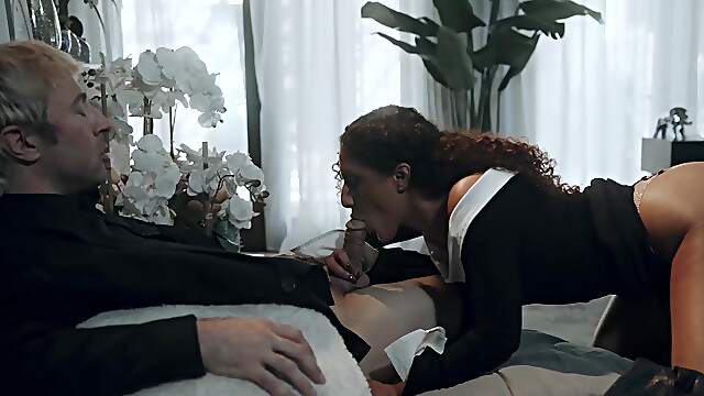 Unleash your fantasies with Chad and Liv in a fiery Latin-redheaded affair