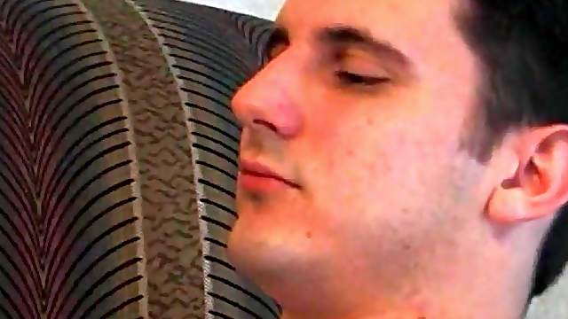 Sexy foot massage leads to hot gay kissing