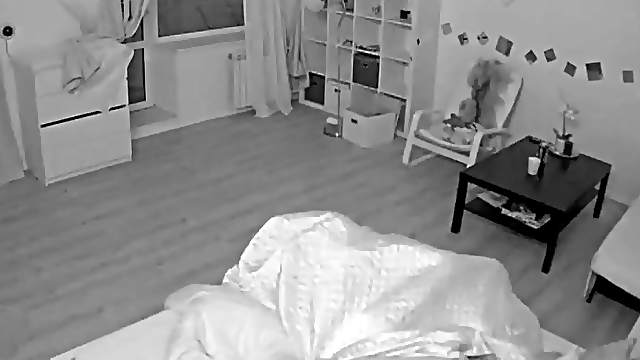 Hidden camera films young couple fooling around underwater